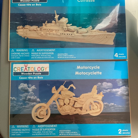 Creatology Other - Creatology 2 - 3D wooden puzzles.  H70